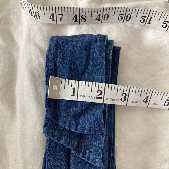 Anne Klein 18W Chambray Sleeveless Button-Down Midi Removable Belt and POCKETS - Picture 13 of 13